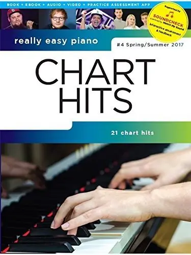 Ноты MusicSales REALLY EASY PIANO CHART HITS NO4 PF BOOK/MEDIA SOUNDCHECK