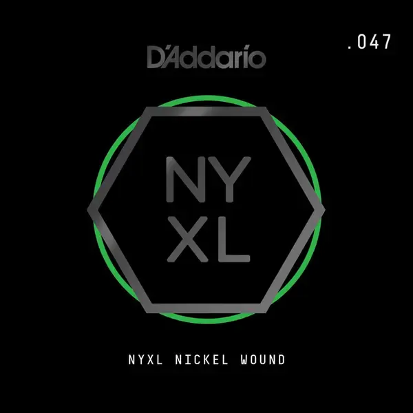 Струна одиночная D'Addario NYNW047 NYXL Nickel Wound Single 047