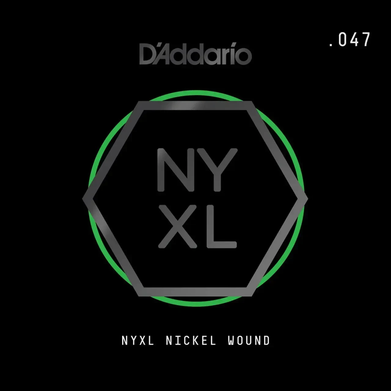 Струна одиночная D'Addario NYNW047 NYXL Nickel Wound Single 047