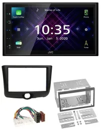 JVC DAB 2DIN MP3 Bluetooth USB Autoradio für Toyota Yaris (1999-2003)