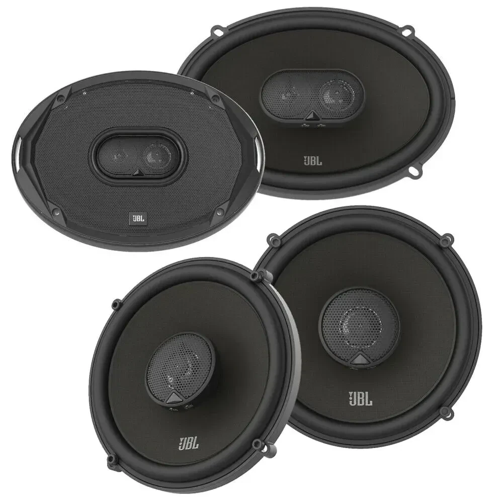 Автодинамики JBL Stadium 62F + 962M 6.5" 2-полосные 3 Ом + 6x9" 3-полосные коаксиальные 3 Ом (набор)