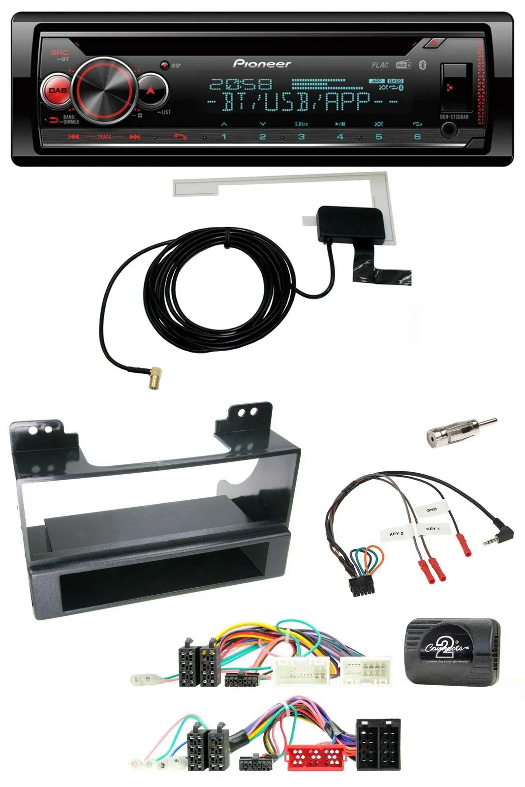 Pioneer DAB CD Lenkrad USB Bluetooth Autoradio für KIA Carnival II VQ 2006-2011