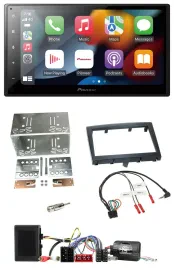 Pioneer DAB Bluetooth 2DIN USB Lenkrad Autoradio für Porsche Boxster 911 Cayman