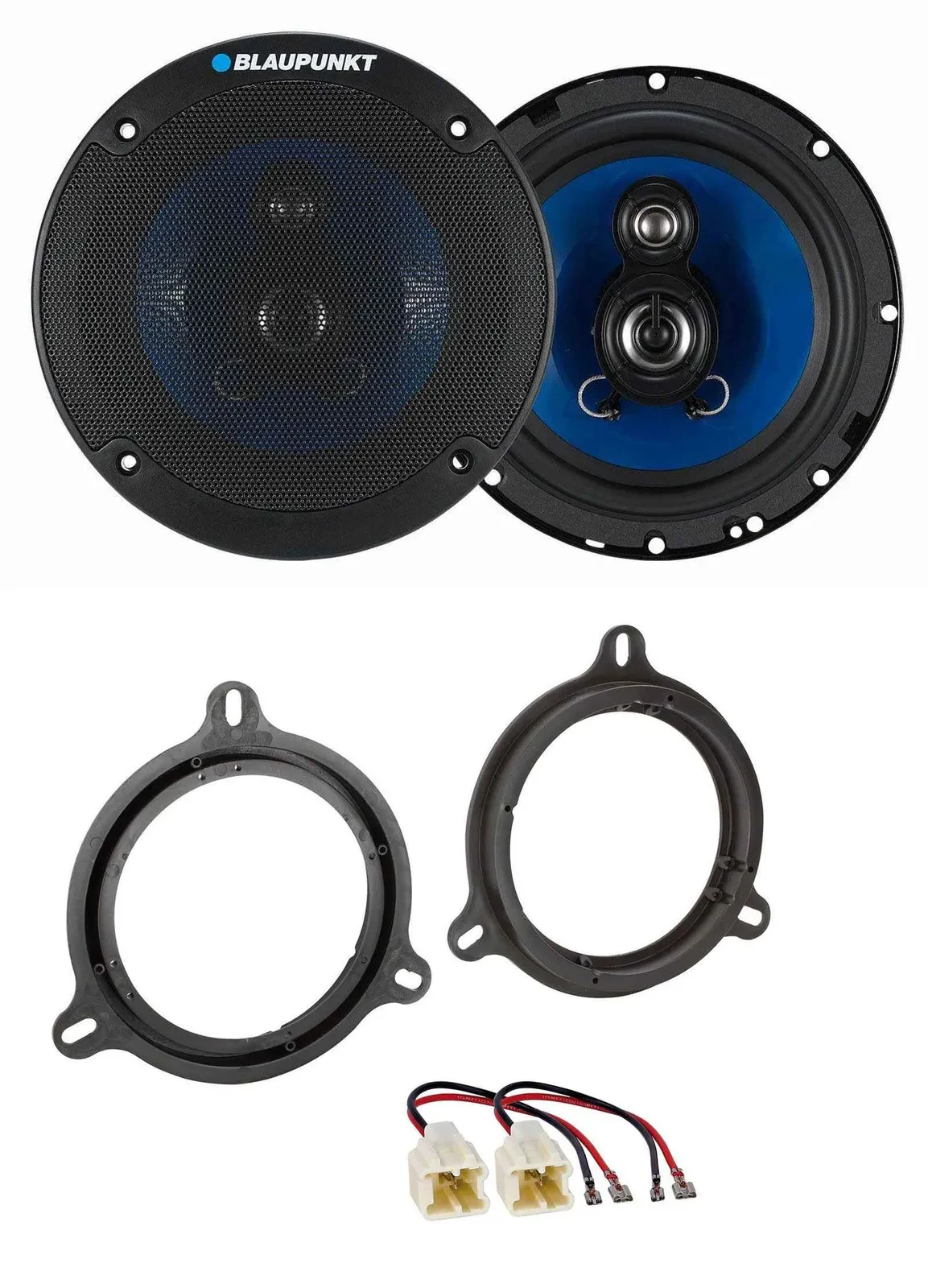 Blaupunkt 250Watt 3-Wege 16,5cm Lautsprecher für Dacia Dokker Logan Lodgy Nissan