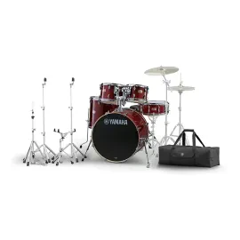 Yamaha Stage Custom Birch 5-Piece Shell Pack w/Lightweight HW Pack Cranberry Red
