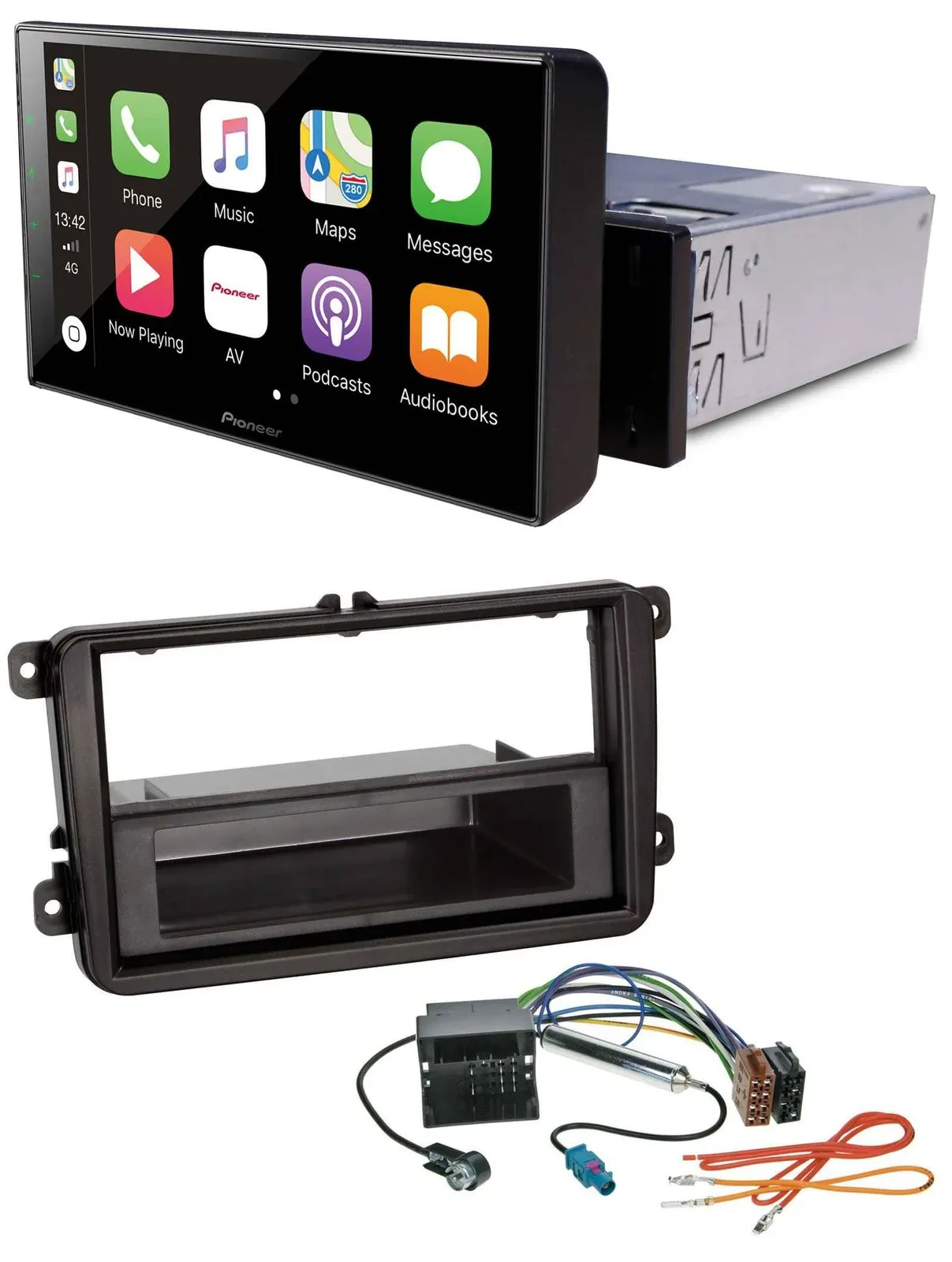 Pioneer Bluetooth MP3 DAB USB Autoradio für VW Amarok, Beetle, EOS (ab 06)