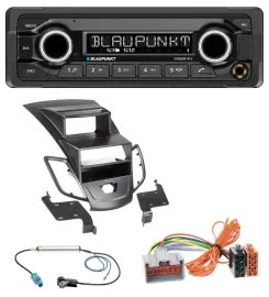 Blaupunkt MP3 Bluetooth USB AUX Autoradio für Ford Fiesta 08-10 Display schwarz