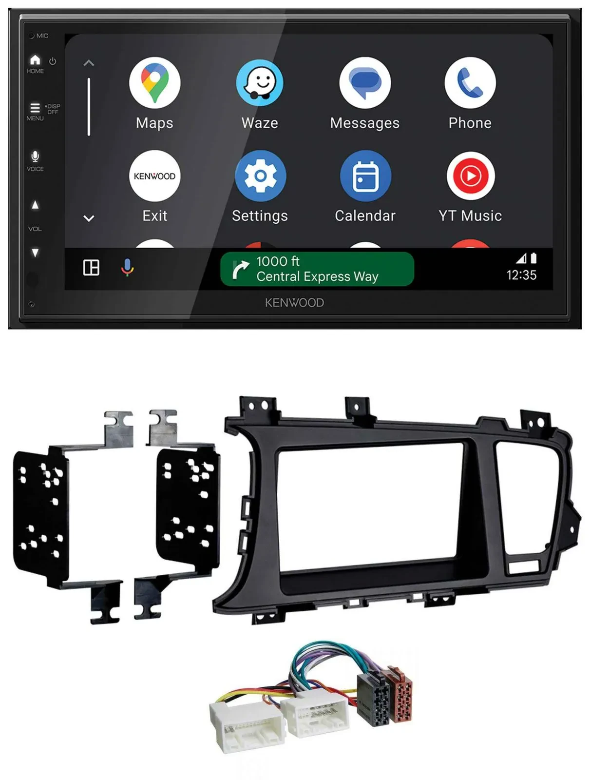 Автомагнитола для Kia Optima Kenwood 2 DIN, DAB, Bluetooth, USB, MP3 (с 2012)