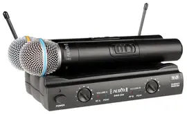 Аналоговая радиосистема с ручными микрофонами Proaudio DWS-204HT (169-270 МГц)