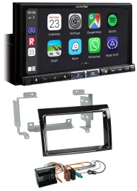 Alpine 2DIN DAB USB MP3 Bluetooth Autoradio für Citroen Jumper 2006-2011 Piano