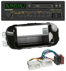 Blaupunkt USB DAB Bluetooth MP3 Autoradio für Kia Soul PS ab 14 piano-schwarz