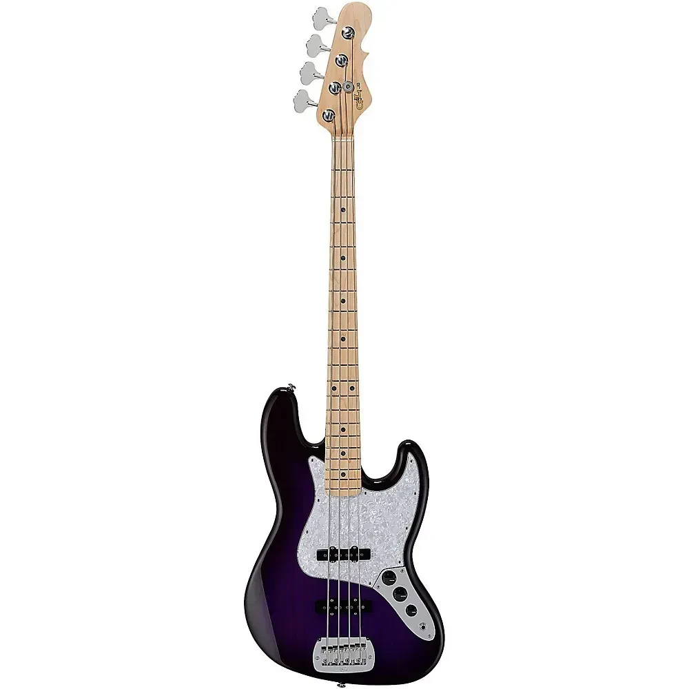 Бас-гитара G&L Fullerton Deluxe JB Bass Purple Burst