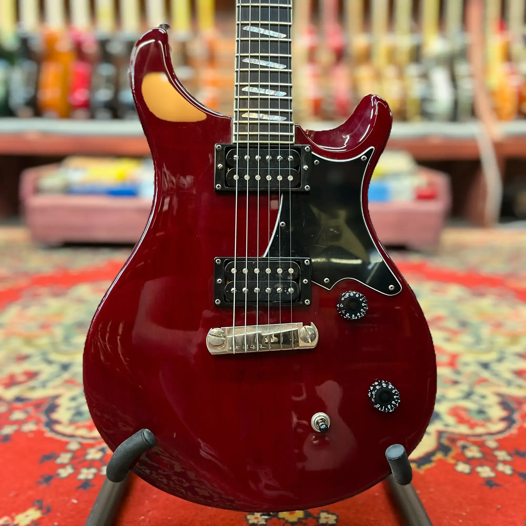 Электрогитара PRS SE Santana НН Red Korea 2001