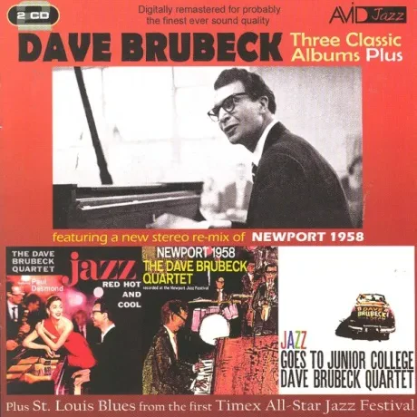 DAVE BRUBECK - Jazz Red Hot & Cool / Newport 1958 / Jazz Goes To Junior College (2CD)
