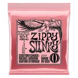 Струны для электрогитары Ernie Ball 2217 Nickel Wound Slinky Zippy 7-36