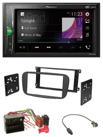 Pioneer 2DIN MP3 DAB USB Bluetooth Autoradio für Ford S-Max ab 2007 Mondeo schwa