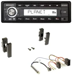 Continental USB 1DIN AUX DAB MP3 Autoradio für Audi A3 (8L, 1996-2000)