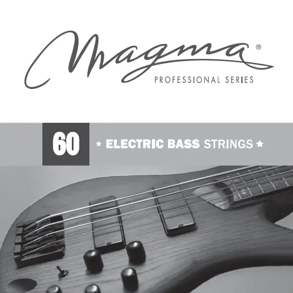 Струна одиночная для бас-гитары Magma Strings BS060N Nickel Plated Steel 060