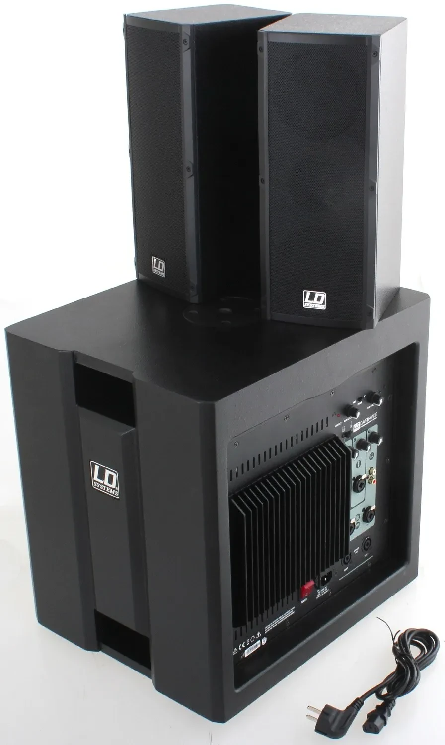 LD Systems Dave 8 Roadie Portables PA-System aktiv mit 3 Kanal Mixer B-Ware