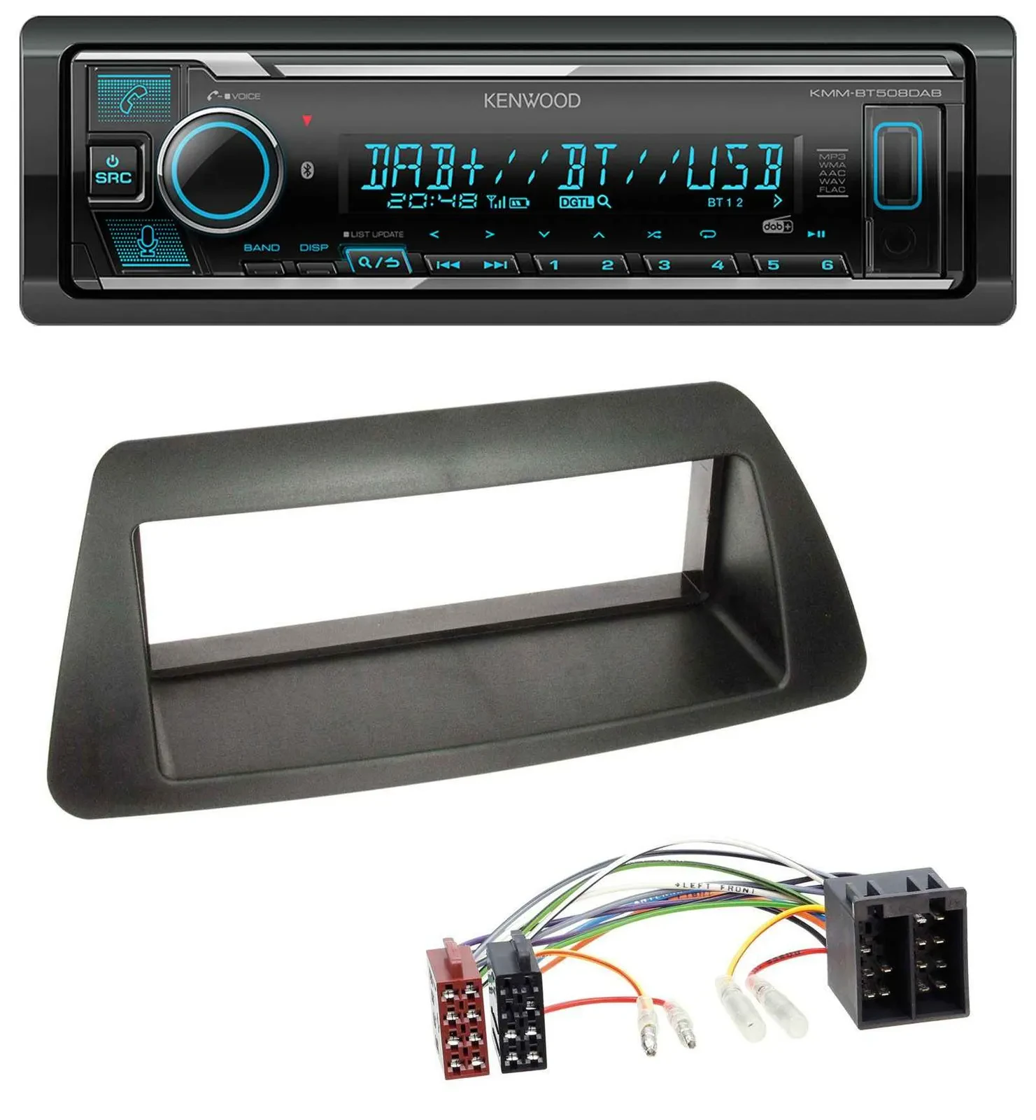 Kenwood Bluetooth MP3 DAB USB Autoradio für Fiat Bravo Brava Marea Marea-Weekend