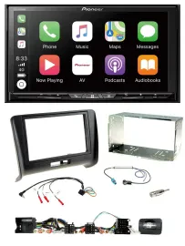 Pioneer 2DIN Lenkrad USB DAB DVD Bluetooth Autoradio für Audi TT 2006-2014