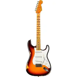 Электрогитара Fender Custom Shop '58 Stratocaster Relic Chocolate 3-Color Sunburst