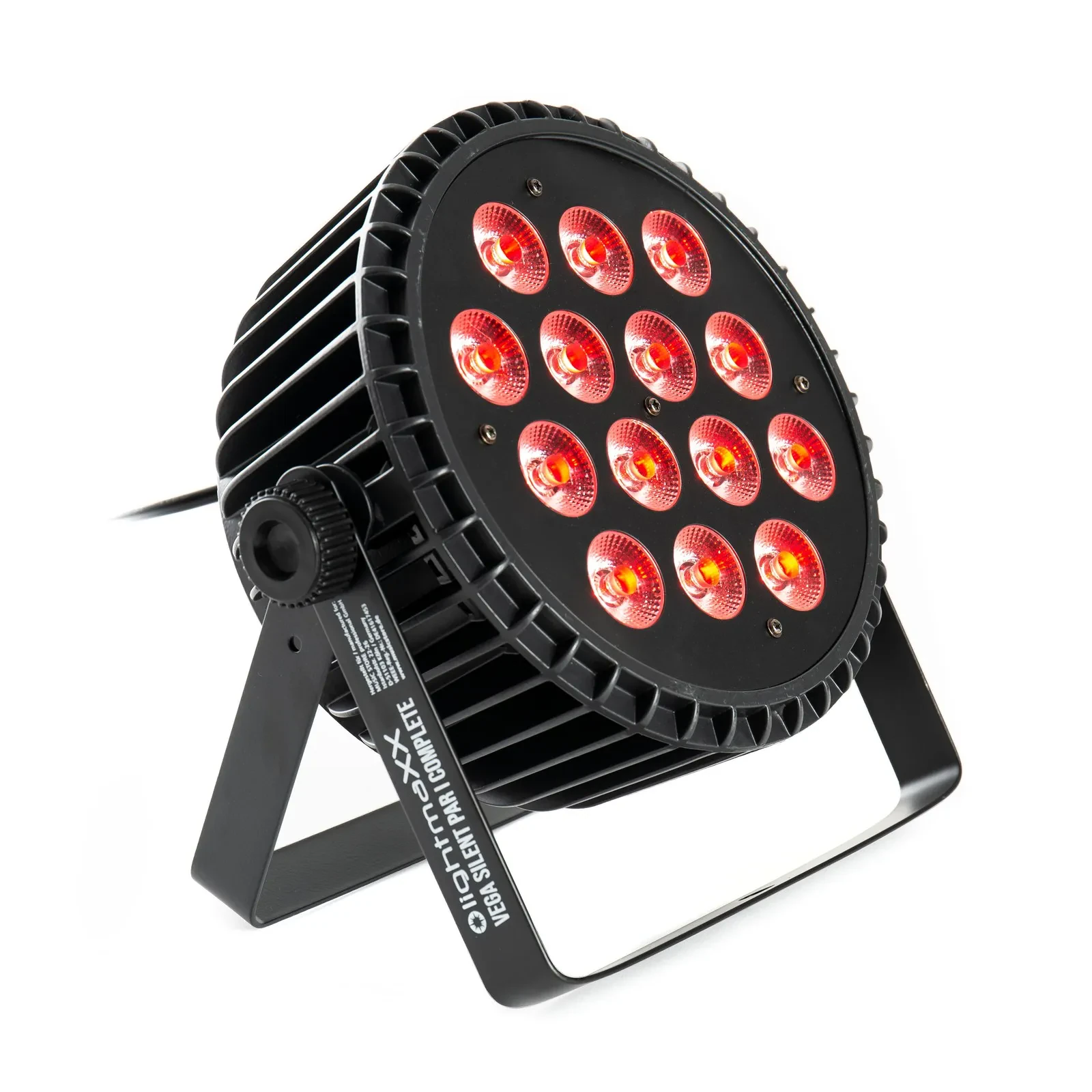 VEGA Silent PAR I, 14x 10W RGBWA, LED PAR Scheinwerfer, Schwarz, DMX, 9 Kanäle