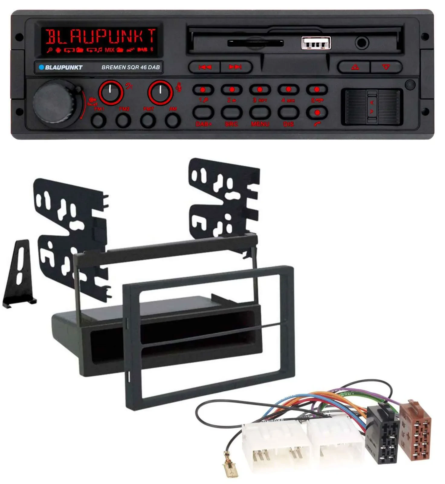 Blaupunkt SD MP3 USB Bluetooth DAB Autoradio für Mazda 626 (99-00) / MPV (96-99)