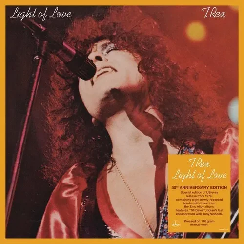Виниловая пластинка T.Rex - Light Of Love - 140-Gram Orange Colored Vinyl [New Vinyl LP] Colored Vin