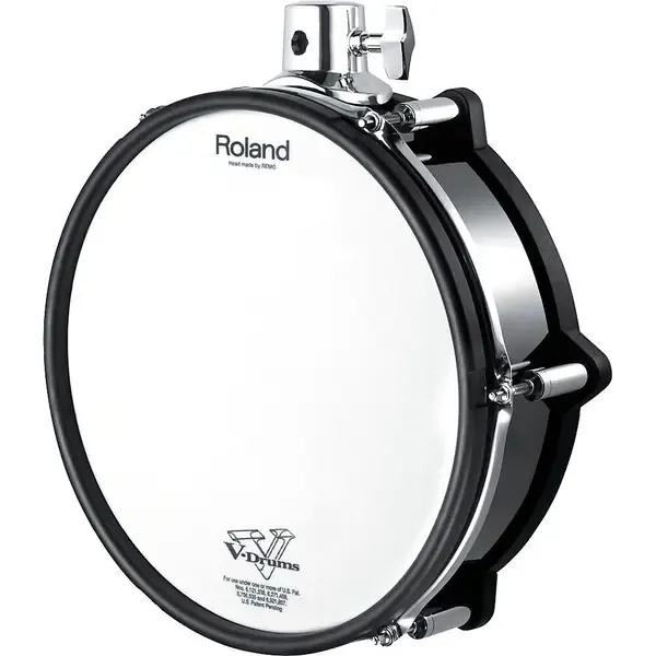 Пэд для электронных ударных Roland V-Pad 12" Tom for TD-30KV Black Chrome 12 in. Black Chrome