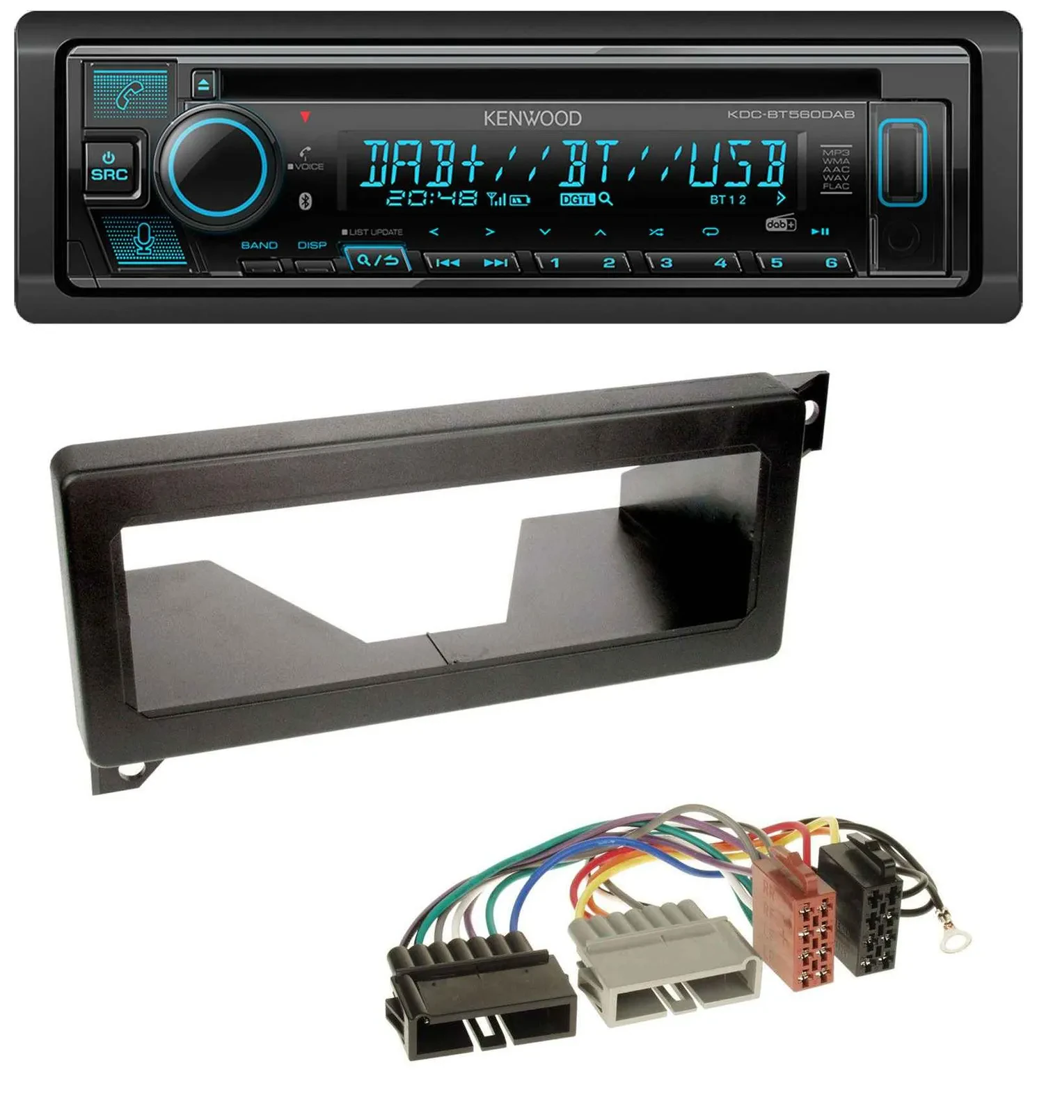 Kenwood Bluetooth DAB CD MP3 USB Autoradio für Chrysler Voyager Vision Neon Jeep