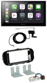 Pioneer USB MP3 2DIN Bluetooth DAB Autoradio für Kia Soul PS ab 14 piano-schwarz