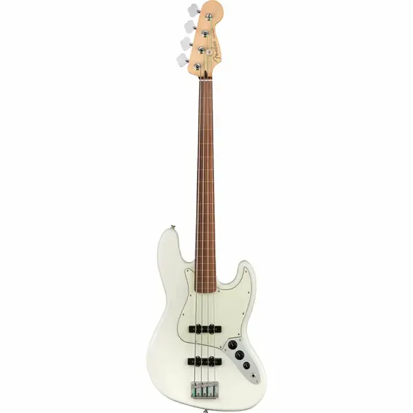 Бас-гитара Fender Player Fretless Jazz Bass Pau Ferro FB Polar White