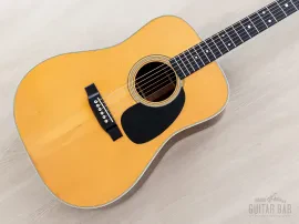 1980 Martin D-28 Vintage Dreadnought Acoustic Guitar, Crack-Free w/ Case