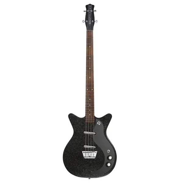 Бас-гитара Danelectro '59DC Short Scale Black Metalflake
