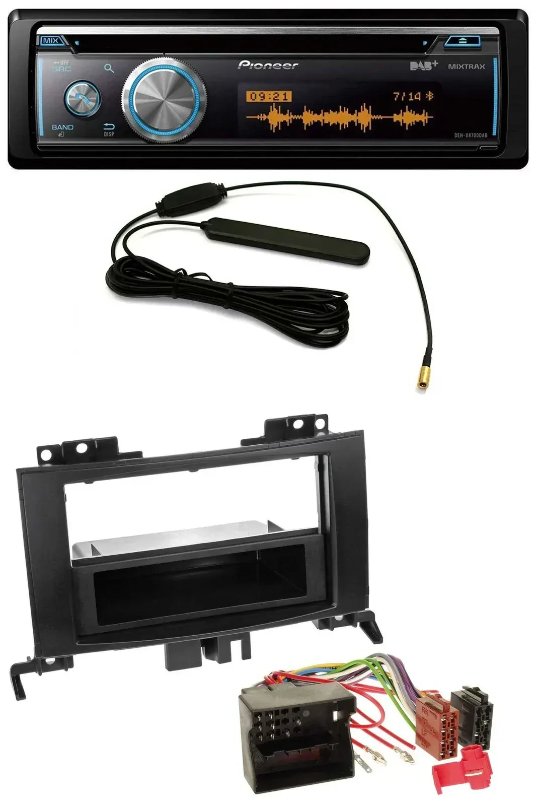 Автомагнитола для Mercedes Sprinter (с 2006) Pioneer CD, USB, Bluetooth, DAB, MP3