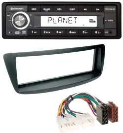 Continental USB 1DIN AUX DAB MP3 Autoradio für Toyota Aygo (AB1, 05-14)