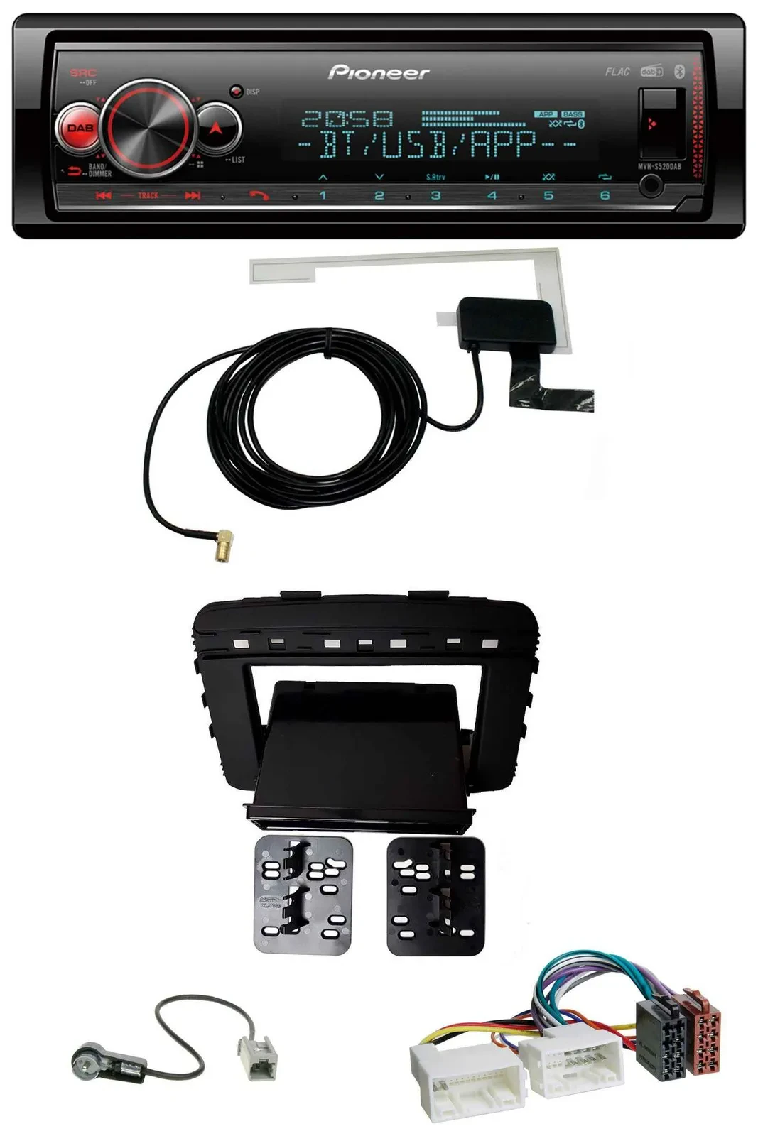 Автомагнитола для Kia Sorento UM (с 03/2015) Pioneer Bluetooth, DAB, USB, MP3