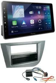 Pioneer Bluetooth USB DAB MP3 Autoradio für Seat Leon ab 05 dunkelgrau metallic