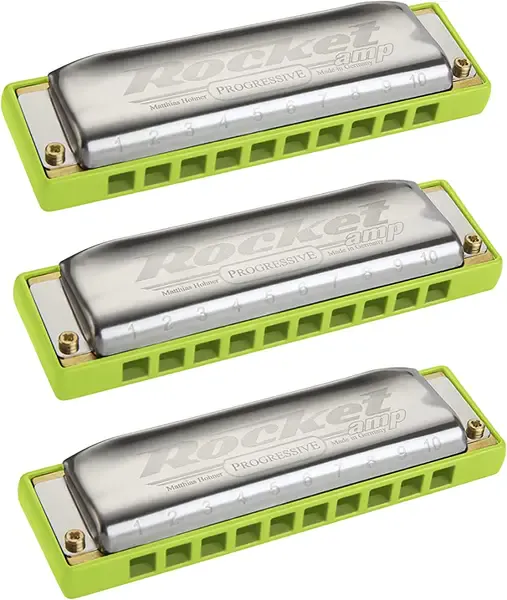 Набор губных гармошек диатонических Hohner M2015XP Rocket Amp (C, G, A)