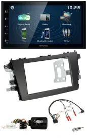 Автомагнитола Kenwood 2-DIN Bluetooth USB DAB для Suzuki Celerio LF (с 2014)