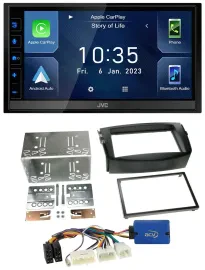 JVC DAB Bluetooth MP3 USB 2DIN Autoradio für Toyota RAV 4 2011-2013 28 Pin