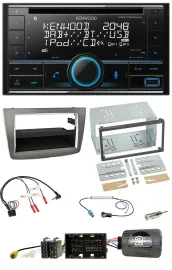 Kenwood CD 2DIN DAB USB Lenkrad Bluetooth Autoradio für Alfa Romeo Mito 2014-201