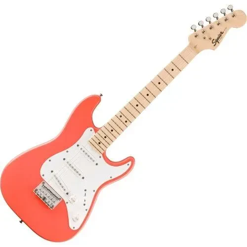 Электрогитара Fender Squier Ltd. Edition Mini Stratocaster MN WPG TCO 22.75" (3/4), 6-струнная, Tahitian Coral