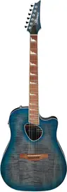 Электроакустическая гитара Ibanez ALT30FM Altstar Flamed-top Dreadnought Blue Doom Burst Indonesia 2022