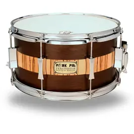 Малый барабан Pork Pie Exotic Rosewood Zebrawood 13x7 Natural