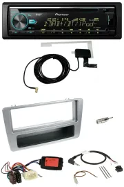 Pioneer MP3 Lenkrad CD USB DAB Autoradio für Honda Civic 2001-2003 silber