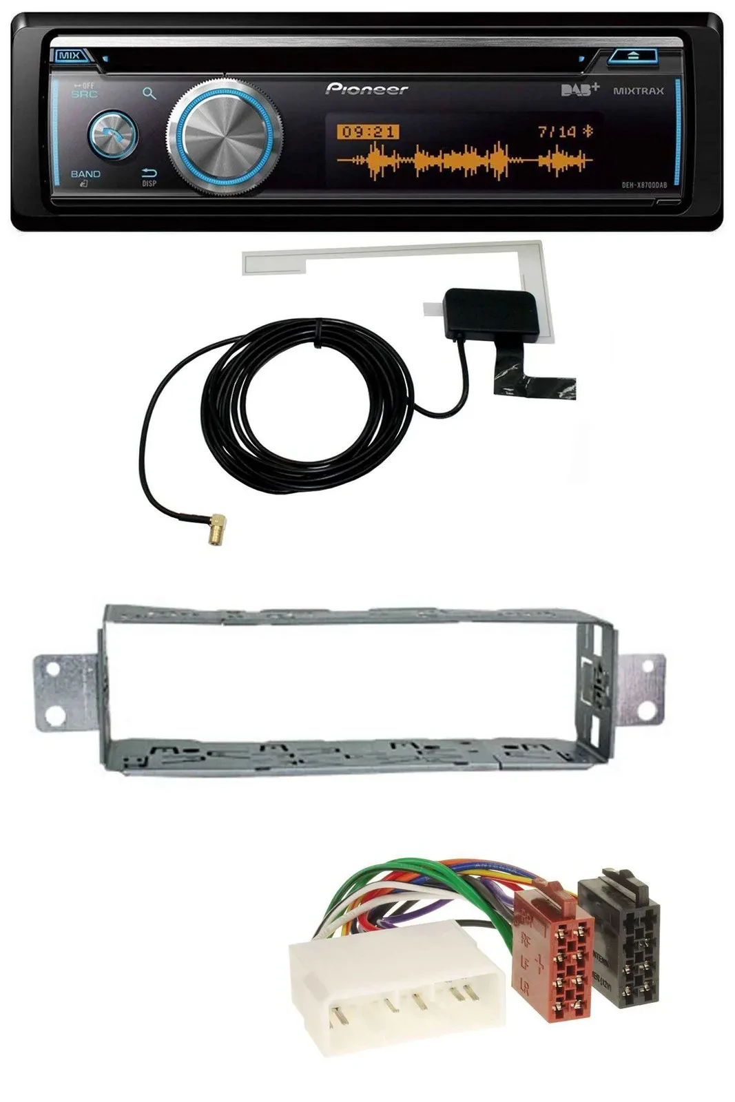 Автомагнитола для Daewoo Lanos/Nubira/Leganza/Matiz Pioneer Bluetooth, DAB, CD, USB