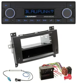 Blaupunkt DAB USB Bluetooth MP3 Autoradio für Mercedes Viano Vito 06-14 schwarz