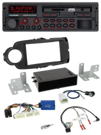 Автомагнитола Blaupunkt Bluetooth, USB, SD, DAB, для Toyota Yaris (с 2014), чёрная